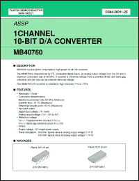 Click here to download MB40760 Datasheet