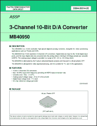 Click here to download MB40950PF Datasheet
