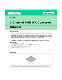Click here to download MB40958 Datasheet