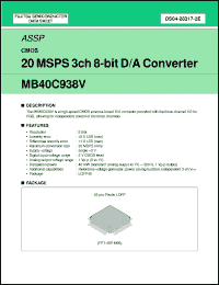 Click here to download MB40C938 Datasheet