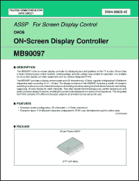 Click here to download MB90097-PFV Datasheet