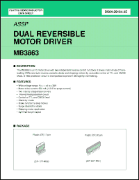Click here to download MB3863 Datasheet