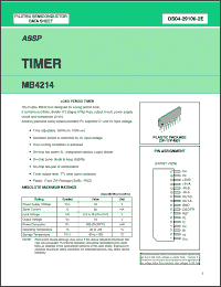 Click here to download MB4214PSZ Datasheet