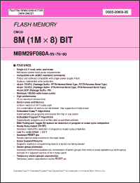 Click here to download MBM29F080 Datasheet