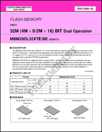 Click here to download MBM29DL323TE12PBT Datasheet