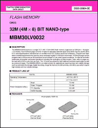 Click here to download MBM30LV0032-PFTR Datasheet