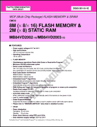 Click here to download MB84VD2002-10 Datasheet