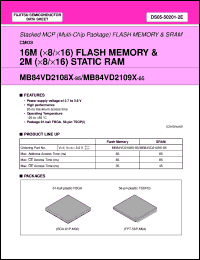 Click here to download MB84VD2109X-85-PTS Datasheet