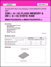 Click here to download MB84VD2208XEA-90 Datasheet