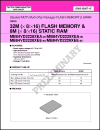 Click here to download MB84VD2228XEE-90-PBS Datasheet