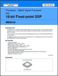 Click here to download MB86330 Datasheet