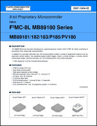 Click here to download MB89P185PF-104 Datasheet