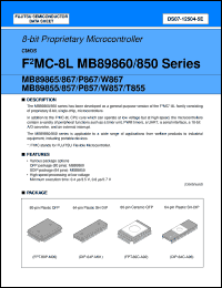 Click here to download MB89865PF Datasheet