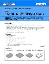 Click here to download MB89151APFM Datasheet