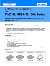 Click here to download MB89151APFV Datasheet