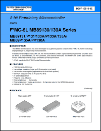 Click here to download MB89133AP Datasheet