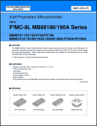 Click here to download MB89191AP-SH Datasheet