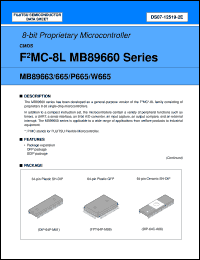 Click here to download MB89663P-SH Datasheet
