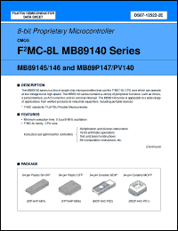 Click here to download MB89146V2P-SH Datasheet