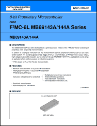 Click here to download MB89143AP Datasheet