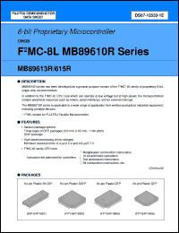 Click here to download MB89613RPFM Datasheet