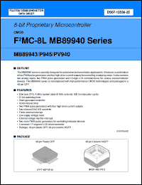 Click here to download MB89943PF Datasheet