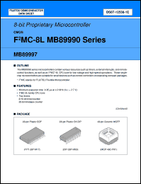 Click here to download MB89997P-SH Datasheet