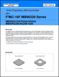 Click here to download MB90223PF Datasheet