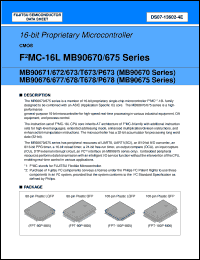 Click here to download MB90677PF Datasheet