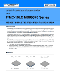 Click here to download MB90F574PFV Datasheet