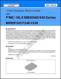 Click here to download MB90F543 Datasheet