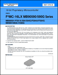 Click here to download MB90594PF Datasheet