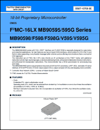 Click here to download MB90F598GPF Datasheet