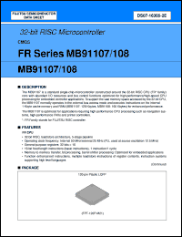 Click here to download MB91107 Datasheet