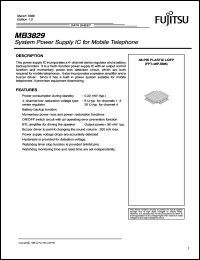 Click here to download MB3829 Datasheet