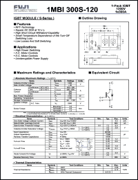 Click here to download 1MBI300S-120 Datasheet