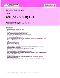 Click here to download MBM29F040C-55 Datasheet