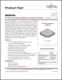 Click here to download MB86060PFV Datasheet