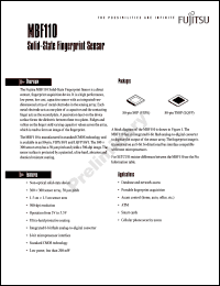 Click here to download MBF110PFW1LPES Datasheet