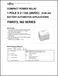 Click here to download FBR582ND24W Datasheet