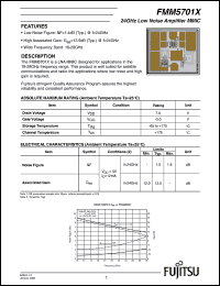 Click here to download FMM5701X Datasheet