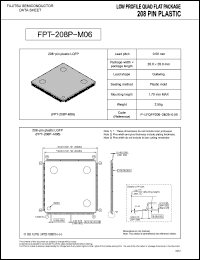 Click here to download FPT-208P-M06 Datasheet
