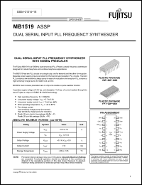 Click here to download MB1519 Datasheet