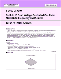 Click here to download MB15C700 Datasheet