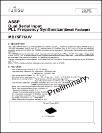 Click here to download MB15F76 Datasheet