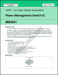 Click here to download MB3841 Datasheet