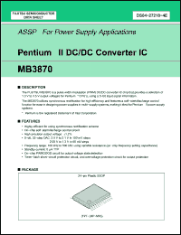 Click here to download MB3870 Datasheet