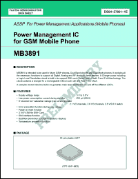 Click here to download MB3891 Datasheet
