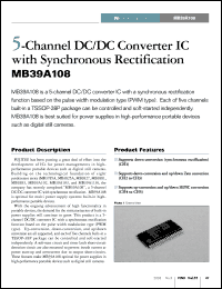 Click here to download MB39A108 Datasheet