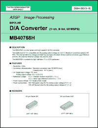 Click here to download MB40768H Datasheet